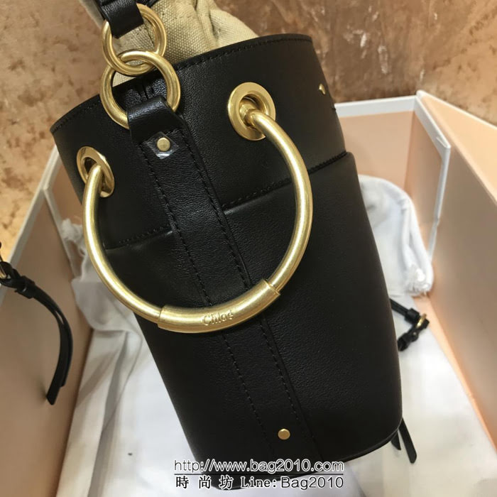 Chloe克洛伊 最新 進口小牛皮Roy系列 小號水桶包  ypk1002